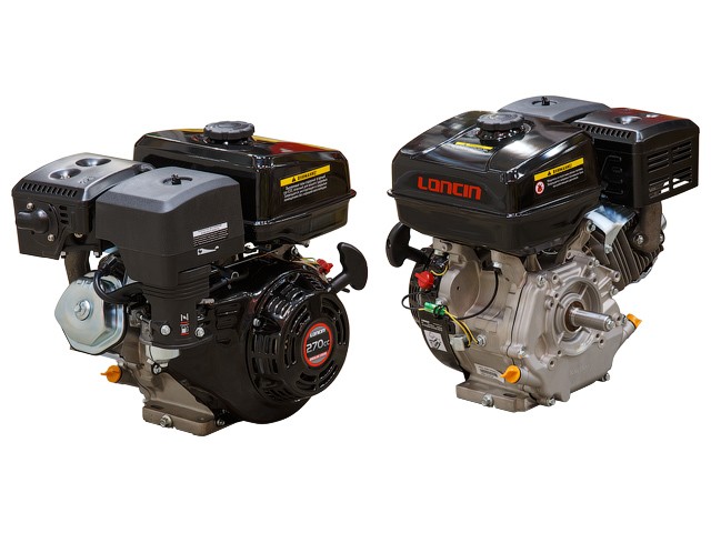 Купить двигатель бензиновый LONCIN G270F (Макс. мощность: 9 л.с; Цилиндр. вал д.25 мм.) (G270FA)