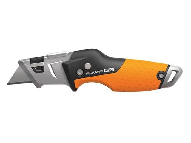 Купить нож строительный складной, со сменным лезвием CarbonMax FISKARS (1027224)
