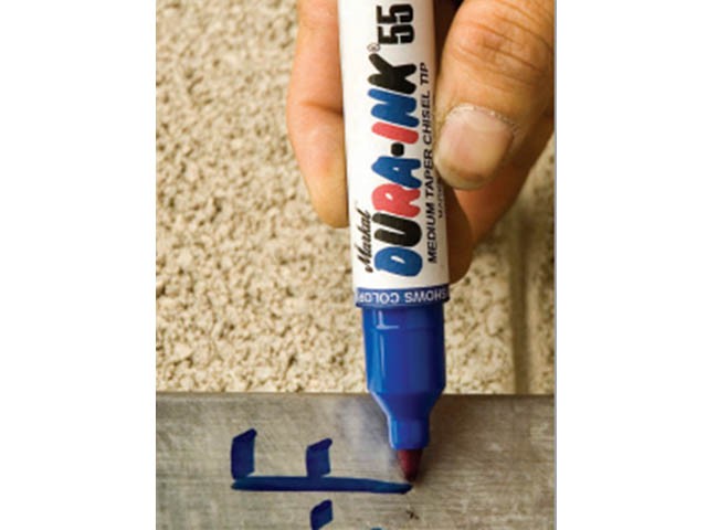 Купить маркер промышл. перманентный фетровый MARKAL DURA-INK 55 КРАСНЫЙ (Толщина линии 1,5/4,5 мм. Цвет красный) (96528)