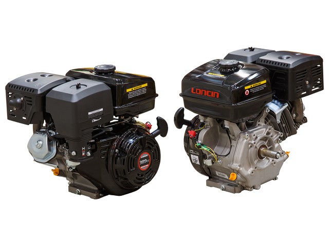Купить двигатель бензиновый LONCIN G390F (Макс. мощность: 13 л.с; Цилиндр. вал д.25 мм.) (G390FA)
