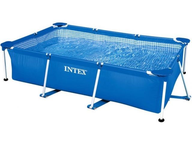 Купить каркасный бассейн Rectangular Frame, прямоугольный, 260х160х65 см, INTEX (от 6 лет) (28271NP)