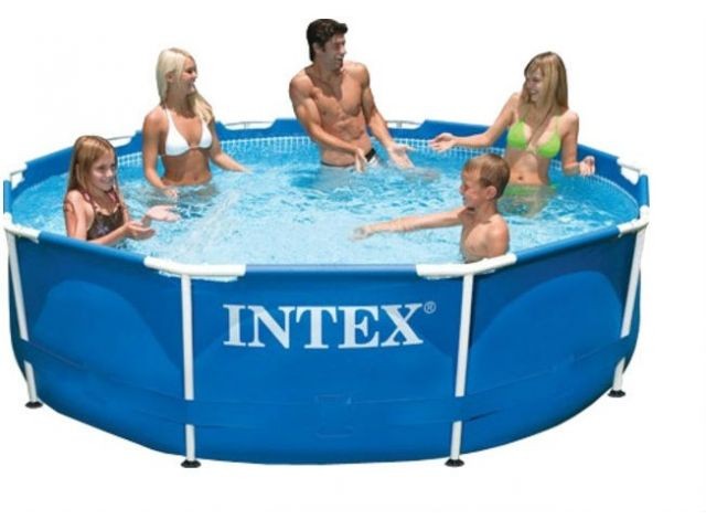 Купить каркасный бассейн Metal Frame, круглый, 305х76 см, INTEX (от 6 лет) (28200NP)
