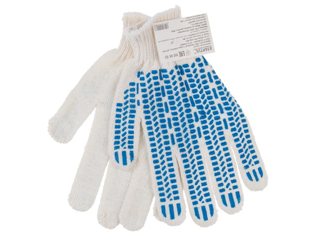Купить перчатки х/б с ПВХ "Протектор" 7,5класс STARTUL (ST7167)