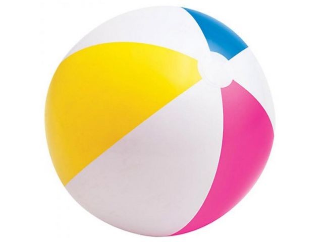 Купить надувной мяч, 4-х цветный, 61 см, INTEX (от 3 лет) (59030NP)