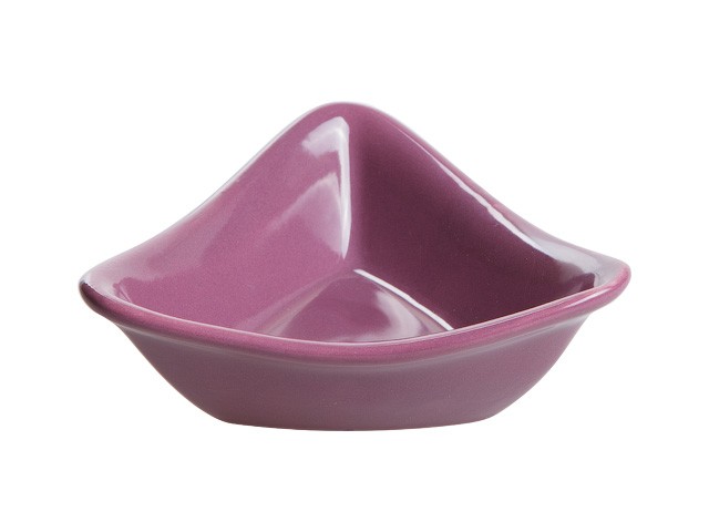Купить салатник керамический, 132 мм, треугольный, серия Адана, фиолетовый, PERFECTO LINEA (Супер цена!) (18-153498)