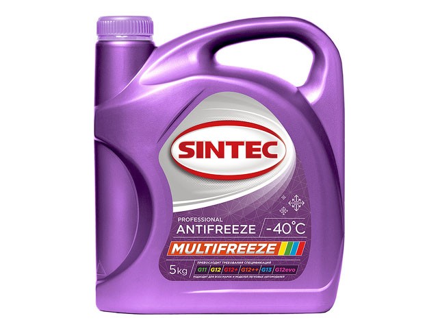 Купить антифриз Sintec-40 MULTI FREEZE 5кг (800534) (SINTEC)