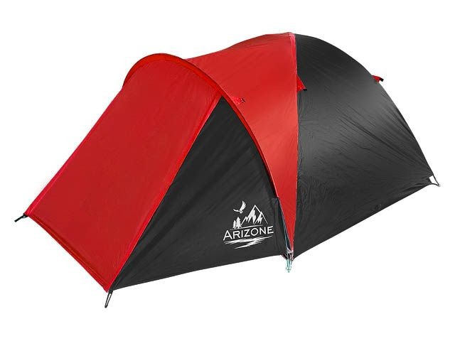 Купить палатка Element-3 (Элемент-3), чёрно-красная, ARIZONE (размер: 300х180х120 см) (28-300181)