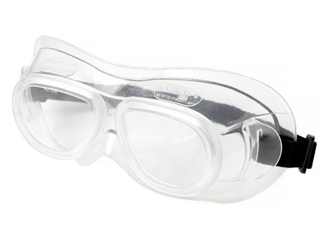 Купить очки закрытые СОМЗ ЗН18 DRIVER RICO PC StrongGlass прозрачные (РС- поликарбонатное стекло, непрямая вентиляция, светофильтр - 2С-1,2) (21837)
