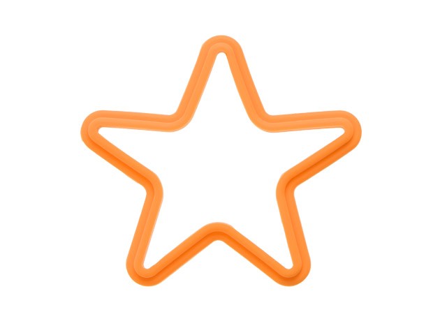 Купить форма, силиконовая, звезда, 13.5 х 13.5 см, оранжевая, PERFECTO LINEA (22-009714)