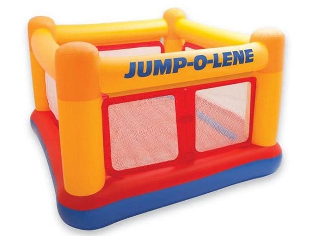 Купить надувной игровой центр-батут Jumo-O-Lene, 174х174х112 см, INTEX (для детей 3-6 лет) (48260NP)