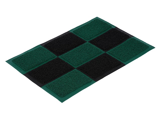 Купить коврик придверный пористый, 40х60 см, черно-зеленый, VORTEX (22406) (ВОРТЕКС)