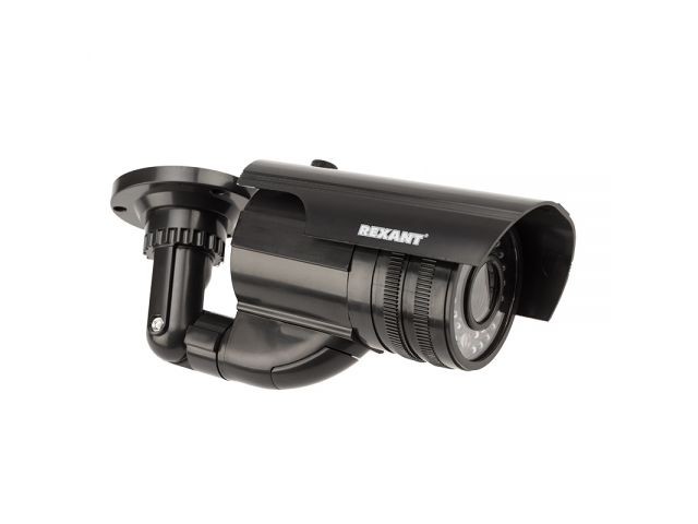 Купить муляж камеры уличной, цилиндрическая (черная) REXANT (45-0250)