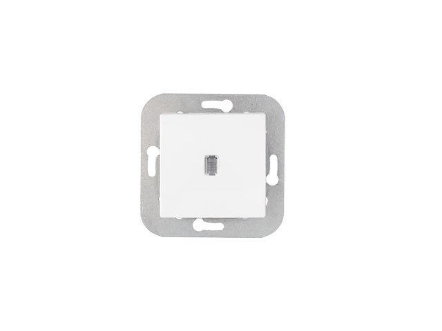 Купить выключатель 1 клав. (cкрытый, 10А) со световой индикацией, белый, Уют, Bylectrica (С110-556) (BYLECTRICA)