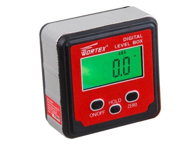 Купить уклономер электронный WORTEX DP 9000 (Диапазон 4х90, крепление на магнитах) (323008)