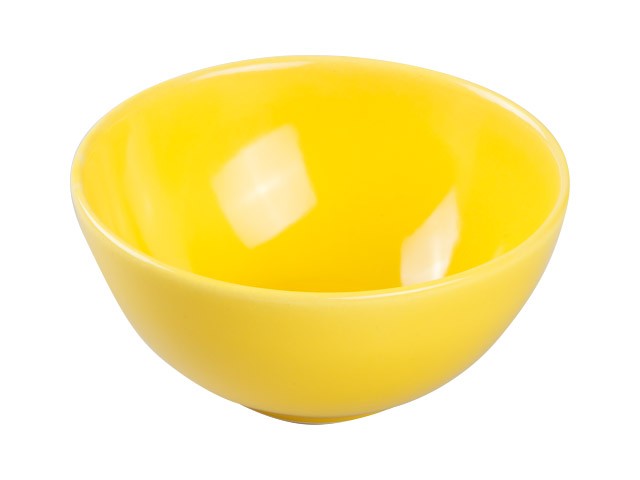 Купить салатник керамический, 123 мм, круглый, серия Кютахья, желтый, PERFECTO LINEA (Супер цена!) (18-612107)