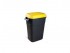 Купить контейнер для мусора пластик. 95л (жёлт. крышка) (410017) (TAYG)