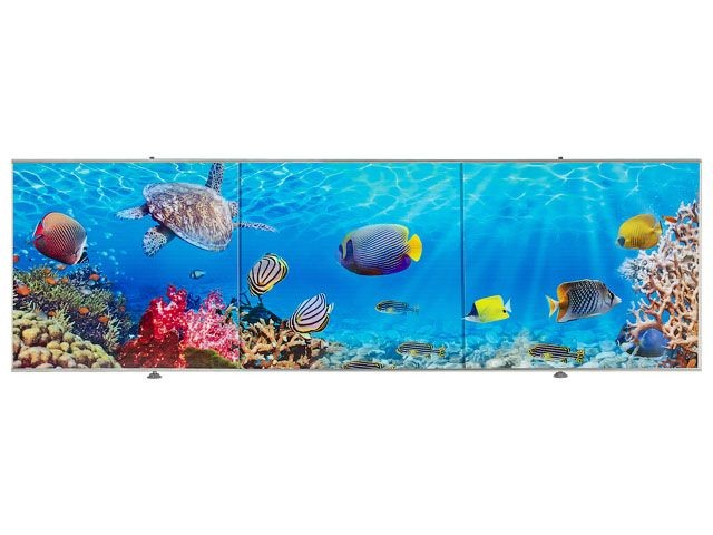 Купить экран под ванну 3D 1,7м, морское дно, PERFECTO LINEA (36-031710)