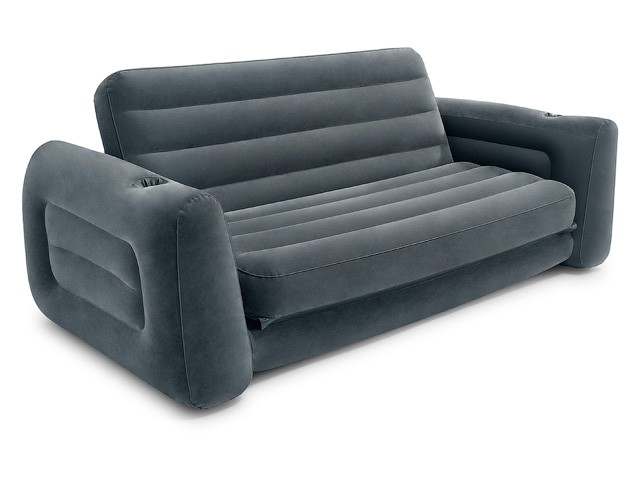Купить надувной диван-трансформер Pull-Out Sofa, 203х224х66 см, INTEX (66552NP)