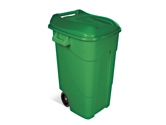Купить контейнер для мусора пластик. 120л, зелёный TAYG (424007)