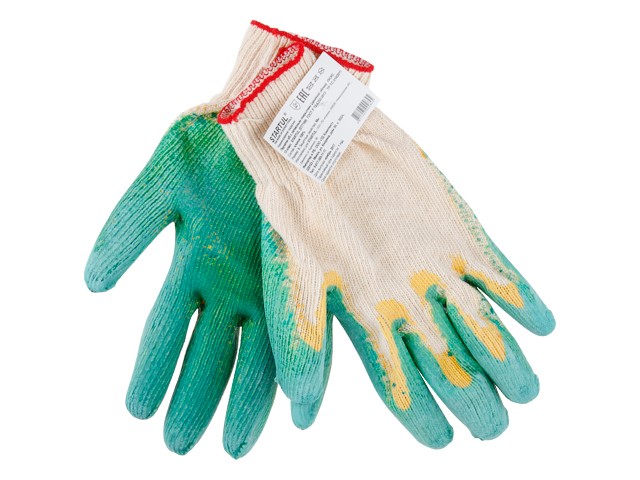 Купить перчатки х/б с латексным покрытием (двойной облив) ЛЮКС 13класс STARTUL (ST7169)