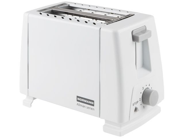 Купить тостер AST-024 NORMANN (680 Вт, 2 ломтика, белый цвет)