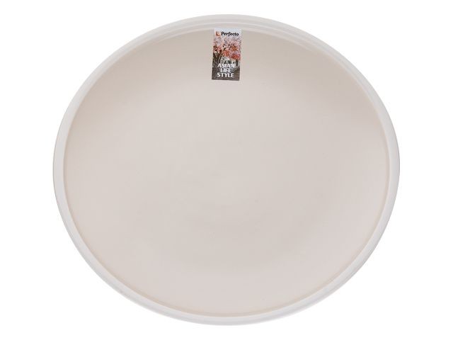 Купить тарелка обеденная керамическая, 26.5 см, серия ASIAN, белая, PERFECTO LINEA (17-112650)