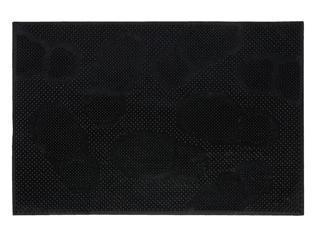 Купить коврик придверный, 40х60 см, "Следы", черный, VORTEX (22462) (ВОРТЕКС)