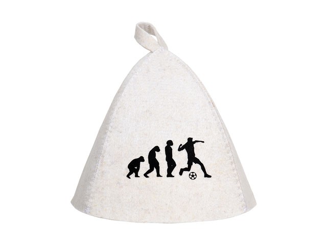 Купить шапка  для бани "Эволюция", HOT POT из войлока (41233)