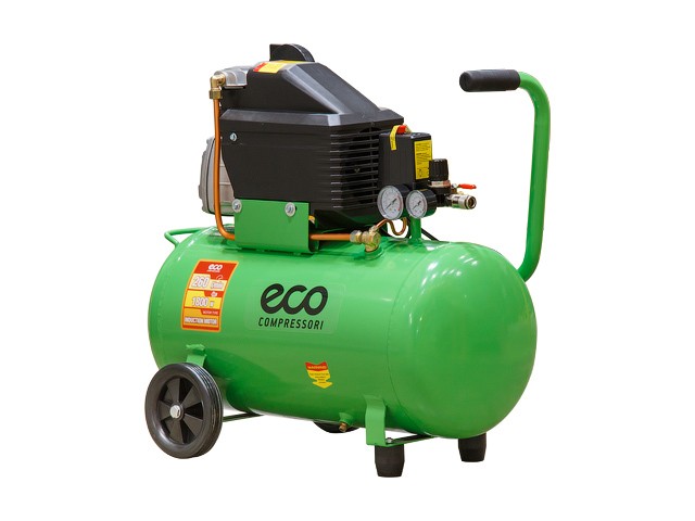 Купить компрессор ECO AE-501-4 (260 л/мин, 8 атм, коаксиальный, масляный, ресив. 50 л, 220 В, 1.80 кВт)