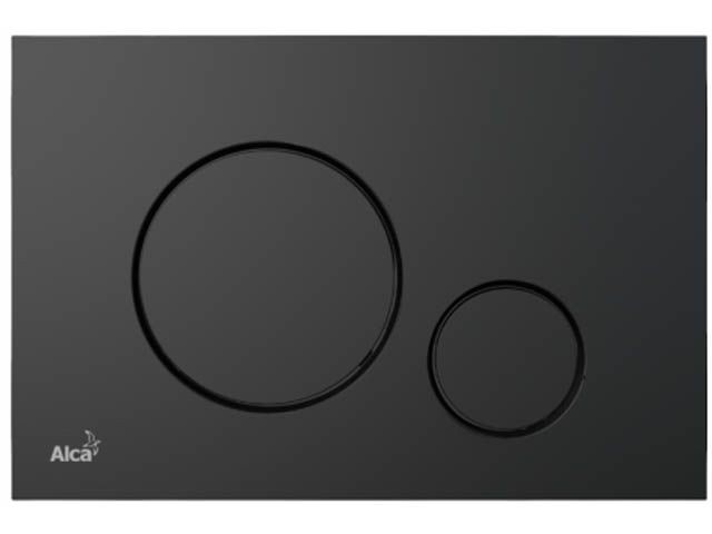 Купить кнопка управления для систем инсталляций (черная), Alcaplast (M678-RU)