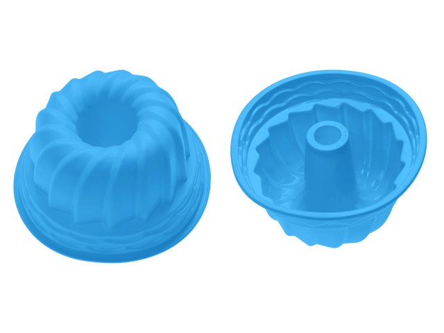 Купить форма для выпечки, силиконовая, кекс, 24 х 10.5 см, голубая, PERFECTO LINEA (20-002812)