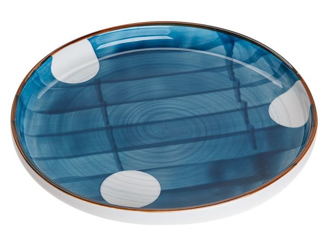 Купить тарелка-блюдо керамическая, 20х20х2.5 см, серия BLUE MARINE, PERFECTO LINEA (17-122000)