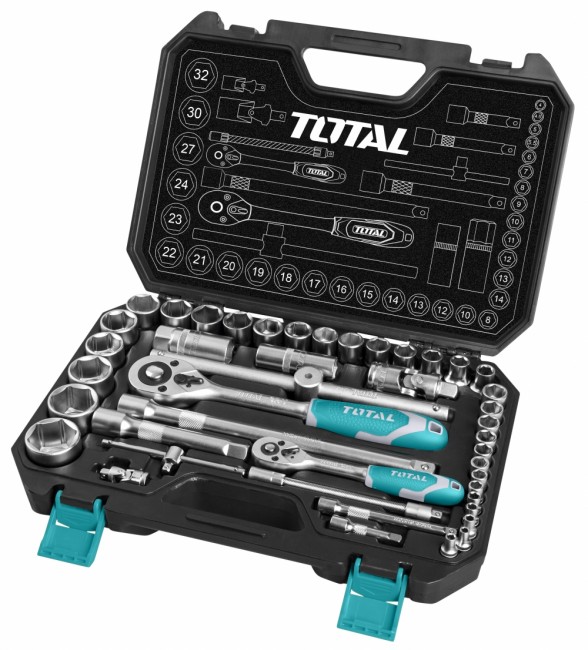 Купить набор инструмента Total THT421441 (1/2",1/4" 44 пред)
