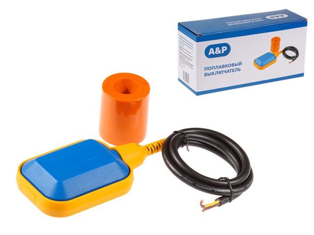 Купить поплавковый выключатель с кабелем 0,6 м A&P (AP03A05060)