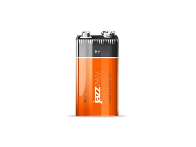 Купить батарейка солевая 9V 6F22 крона Jazzway (5004122) (JAZZWAY)
