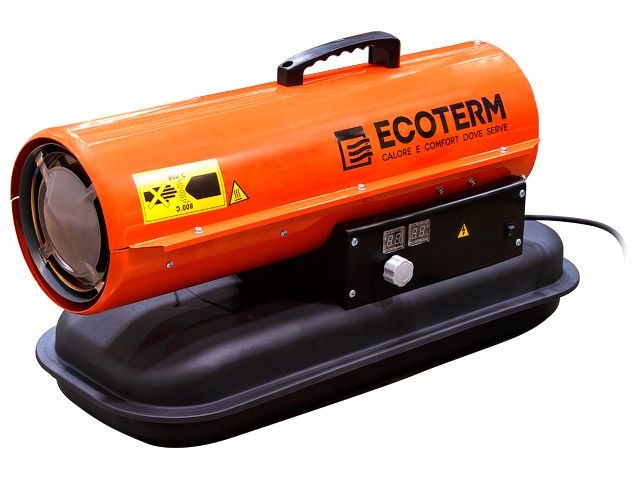 Купить нагреватель воздуха диз. Ecoterm DHD-204 прямой (20 кВт, 595 куб.м/час) (ECOTERM)