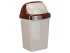 Купить контейнер для мусора РОЛЛ ТОП 25л (мраморный) (М2467) (IDEA)