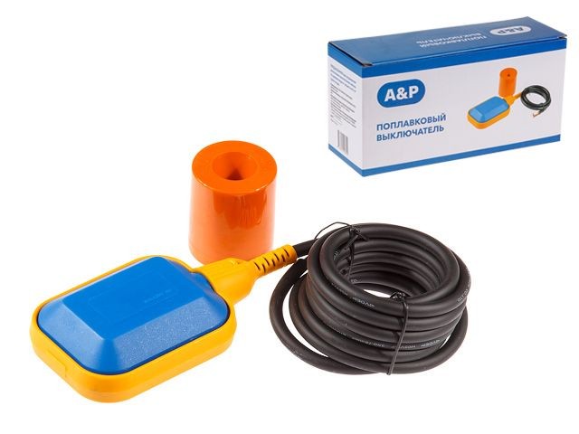 Купить поплавковый выключатель с кабелем 3,0 м A&P (AP03A05300)