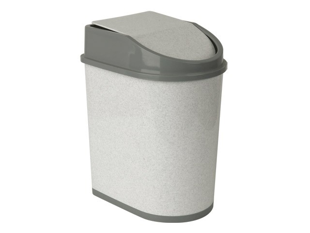 Купить контейнер для мусора 5л (мраморный) (М2480) (IDEA)