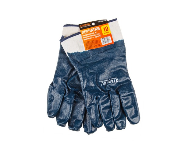 Купить перчатки нитриловые полн. покрытие (манжет крага) размер №10 STARTUL (ST7101-10)