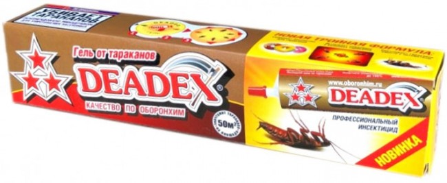 Купить гель от тараканов DEADEX 30 г (4620769130341) (ОБОРОНХИМ)