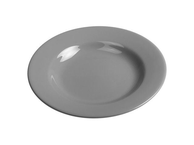 Купить тарелка глубокая керамическая, 211 мм, круглая, серия Лапсеки, серая, PERFECTO LINEA (Супер цена!) (17-121619)