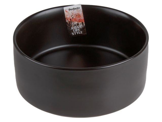 Купить салатник керамический, 15,5 см, серия ASIAN, черный, PERFECTO LINEA (17-155100)
