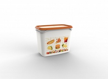 Купить контейнер Good day, 1 л, мандарин, BEROSSI (Изделие из пластмассы.  Размер 160 х 101 х 123 мм) (ИК55140000)